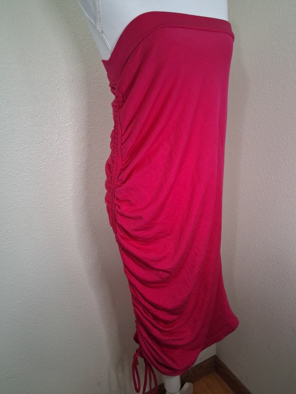 Christian Siriano x Bleusalt Sunset Maxi Skirt Tube Dress Fuschia Sz M $260 Eco